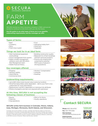 SECURA Farm Appetite